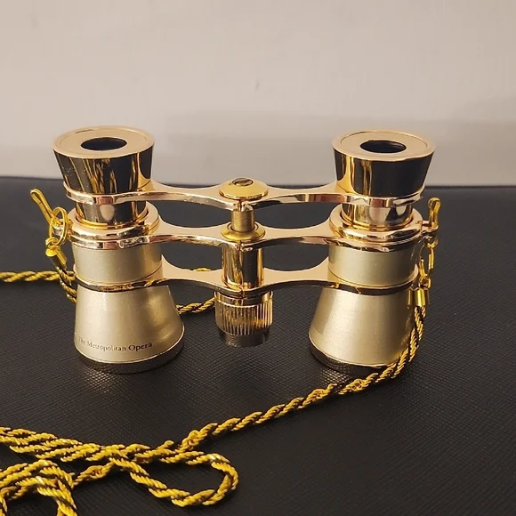The Metropolitan Opera Gold Tone Opera Glasses - Picture 6 of 10